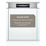 Bosch 60cm Series 4 Semi-Integrated Dishwasher SMI4HTS01A hero image