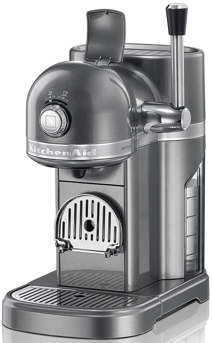 KitchenAid 5KES0504AMS Nespresso Coffee Machine Medallion Silver hero image
