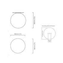 CTO Lighting Mezzo Large Wall Or Ceiling Light - Nickel and Opal MEZCWLPNGO hero image