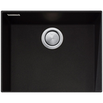 Oliveri Santorini Large Bowl Undermount Sink Black ST-BL1550UOF hero image
