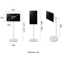 LG 27 Inch StanbyME 2 Portable Smart Touch Screen 27LX6TDGA hero image