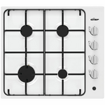 Chef 60cm Natural Gas Battery Ignition Cooktop White CHG642WC hero image
