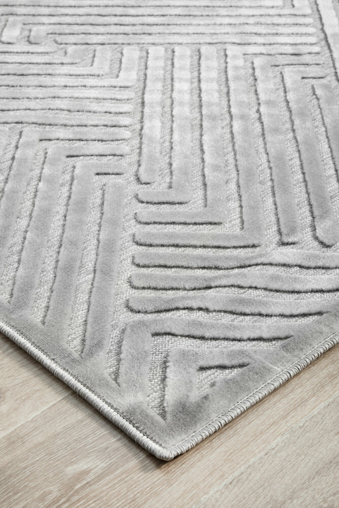 Rug Culture York Medium Silver Rug 230X160CM - YRK-CIND-SIL-230X160 hero image