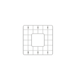 Turner Hastings Cuisine 46 x 46 Stainless Steel Grid CU46SSG hero image
