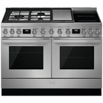 Smeg 120cm Portofino Pyrolytic Freestanding Dual Fuel Oven/Stove CPF120IGMPXA hero image