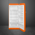 Smeg 270L 50's Retro Style Aesthetic Top Mount Fridge Orange FAB28ROR3 image NaN