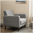 Zinus Adair Modern Armchair with Armrest Pockets Light Grey AU-AD-LG-AC image NaN