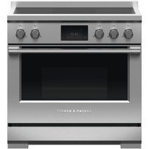 Fisher & Paykel 91cm Series 9 Professional Freestanding Induction Pyrolytic Oven Stainless Steel RIV3-915 hero image