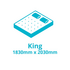 Universe Bed Co. Stardream Medium King Mattress NSKPSMIB001 image NaN
