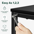 Zinus 119 cm L Shaped Computer Desk Black AU-UDDDS1ZC-47B image NaN