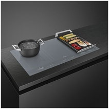 Smeg 90cm Linea Induction Cooktop SIM1963DS hero image