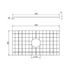 Turner Hastings Cuisine 81 x 48 Brushed Brass Grid CU811SSG-BB image NaN