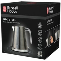 Russell Hobbs Geo Steel Kettle RHK402BLK hero image