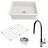 Turner Hastings Cuisine 68 Sink Pack with Chrome Ludlow Pull Out Mixer Tap and Accessories PKG042 image NaN