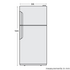 Westinghouse 340L Top Mount Fridge WTB3400AG image NaN