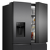 Hisense 640L PureFlex Quad Door Refrigerator with Non-Plumbed Ice and Water Dispenser Dark Stainless Steel  HRCD640TBW image NaN