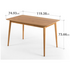 Zinus Jen Mid Century Modern Wood Dining Table AU-DT-MC47 image NaN