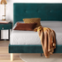 Zinus Willow Double Upholstered Bed Base Green Velvet AU-FPPOPB-12D image NaN