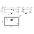 Artinox FRAME7440 Single Bowl Sink Frame Only image NaN
