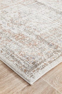 Rug Culture Mayfair Extra Large Silver & Peach Rug 500X80CM - MAY-LOR-SIL-500X80 hero image