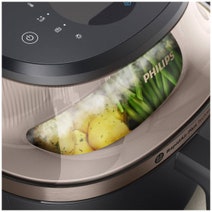 Philips 5000 Series 7.2L XXL Airfryer with Steam Black NA547-07 hero image