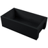 Oliveri Sicily Fireclay Farmhouse Countertop or Undermount Sink Matte Black  SC-MB1980 image NaN