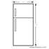 Fisher & Paykel 411L ActiveSmart Top Mount Fridge RF411TLPX6 image NaN