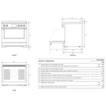Fisher & Paykel 91cm Series 9 Professional Freestanding Induction Pyrolytic Oven Stainless Steel RIV3-915 hero image