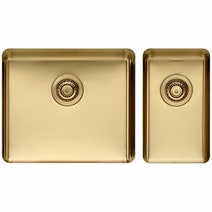 Titan Large and Small Bowl Sink Champagne TSCH5228 hero image