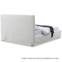 Kalona KAUAI King Bed Base & Bedhead Salt WS-703K-SALT-02 hero image