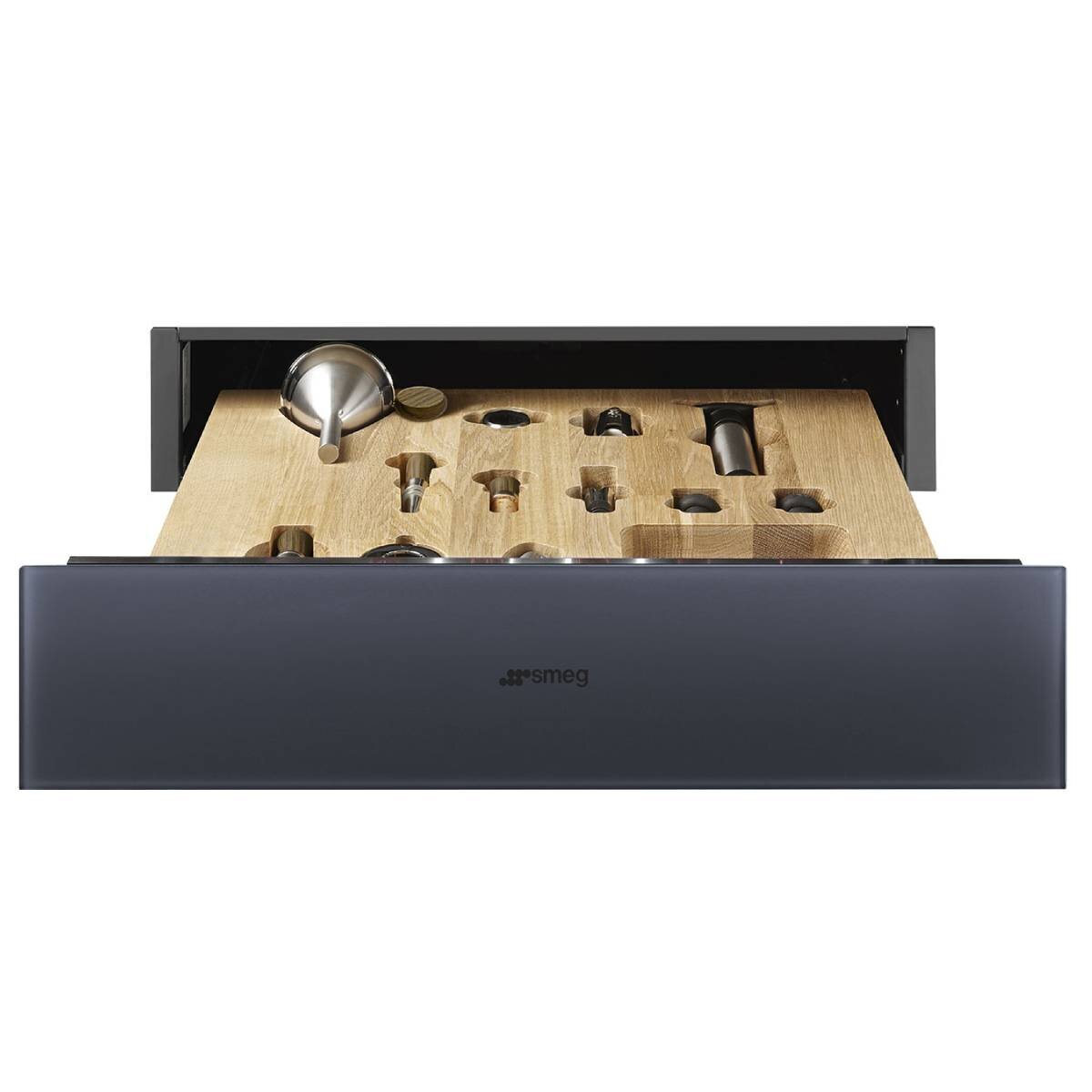 Smeg Linea 15cm Sommelier Drawer - Neptune Grey CPS115G hero image