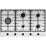 Omega 90cm Natural Gas Cooktop with Wok Burner Stainless Steel OCG905WX hero image
