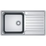 Franke Bell Single Bowl Sink with Right Hand Drainer BCX611RHD hero image