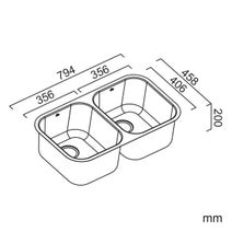 Abey Q200UPK NuQueen Undermount Sink Pack hero image