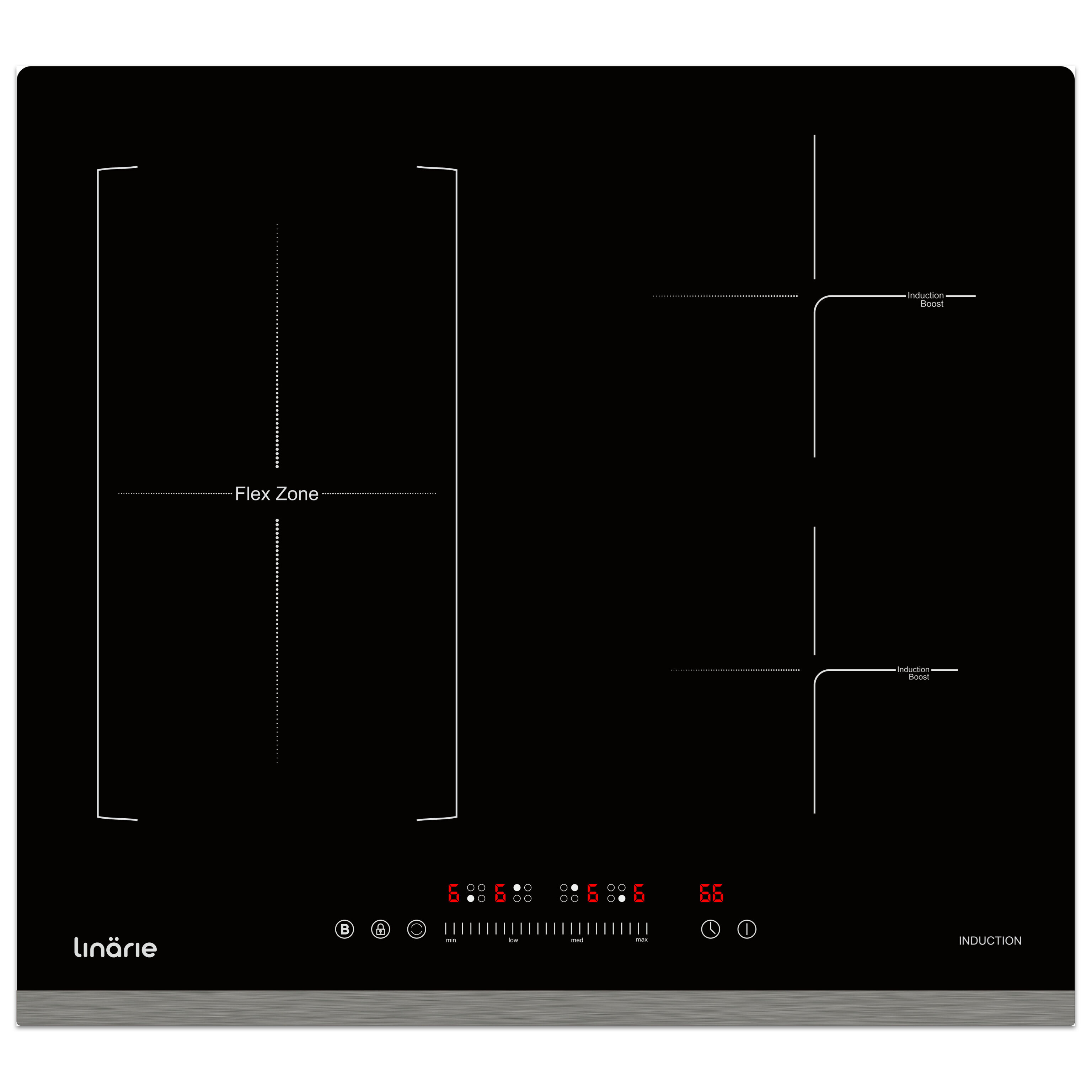 Linarie 60cm 4 Zone Induction Cooktop with Flex Zone LS60I1F2Z hero image
