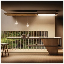 Elica 120cm Lullaby Ceiling Rangehood Aspirating LULLABYWOODA120 hero image