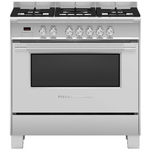 Fisher & Paykel Series 7 90cm Classic Freestanding Dual Fuel Cooker Stainless Steel OR90SCG4X1 hero image