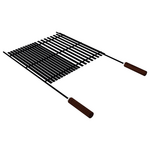 Tramontina Churrasco Black BBQ Grill with Wood Handles 26494000
