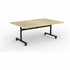 OLG Agile Flip Table 1800x1200 New Oak Worktop with Black Frame OG_AGFLIP1812B_NO image NaN