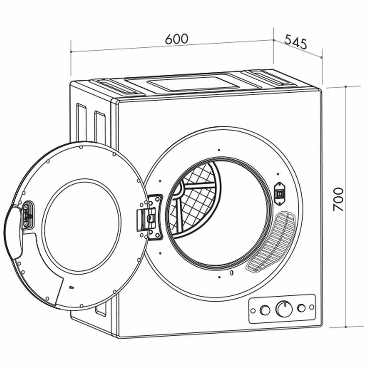 Artusi 6kg Vented Dryer ACD60A image 6
