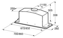 Siemens iQ700 86cm Under Cupboard Rangehood LB89586AU hero image
