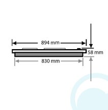 Westinghouse Gas Cooktop WHG956WA hero image