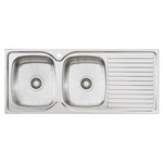 Oliveri EE71 Endeavour Double Bowl Right Hand Drainer Sink hero image