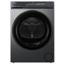 Haier 500 Series 9.5kg Front Load Washer and 8kg Heat Pump Dryer Laundry Package Black HWFS95NB1HDHPS80NB1 hero image