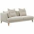 Kalona KYOTO Right Facing Extended Chaise Sofa Pearl WS-205-RCS-VILA-54 image NaN