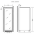 Ilve ILWD154XL 154 Bottles Wine Storage Cabinet image NaN