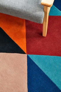 Rug Culture Matrix Small Sunrise Rug 150X150CM - MTX-904-SUN-150X150 hero image