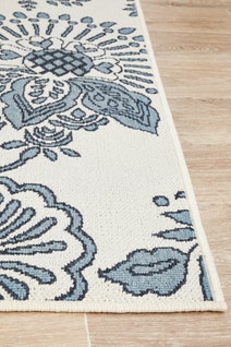 Rug Culture Seaside Extra Large White & Blue Rug 320X230CM - SSD-7777-WHT-320230 hero image