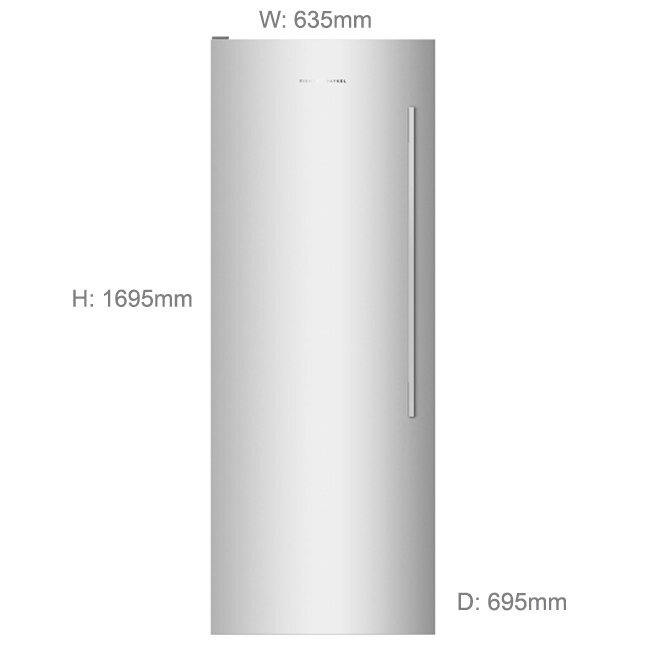 Fisher & Paykel 451L Upright Fridge E450LXFD1 hero image