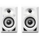 Pioneer DJ DM-40 4 Inch Desktop Monitor Speakers with Bluetooth White PDJ-DM-40BT-WH hero image